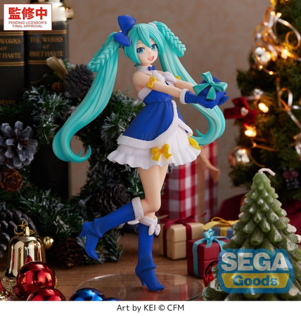 [PRZEDSPRZEDAŻ] Character Vocal Series 01: Hatsune Miku High Premium PVC Figure Hatsune Miku Sapphire Christmas Ver. 21 cm