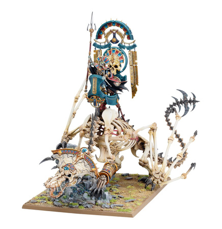 The Old World Tomb Kings of Khemri: Tomb King / Liche Priest on Necrolith Bone Dragon