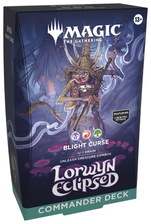 Magic The Gathering: Lorwyn Eclipsed Commander Deck Blight Curse
