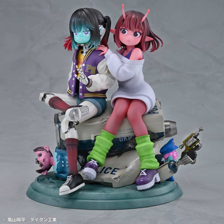 [PRZEDSPRZEDAŻ] Milky Subway The Galactic Limited Express PVC Figures 2-Pack Chiharu & Makina 18 cm