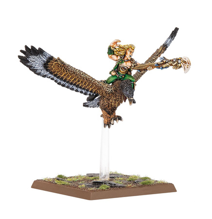 The Old World Wood Elf Realms: Wood Elf Mage on Warhawk