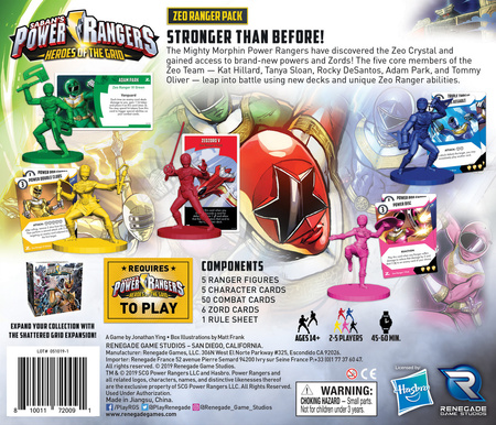 Power Rangers: Heroes of the Grid Zeo Ranger Pack (angielska edycja)