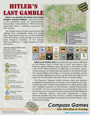 [PRZEDSPRZEDAŻ] Hitlers Last Gamble Designer Signature Edition
