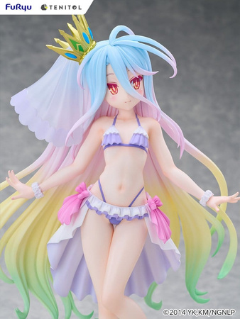 [PRZEDSPRZEDAŻ] No Game No Life Tenitol Tall PVC Figure Shiro swimwear dress Ver. 29 cm