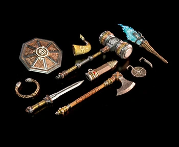 Mythic Legions: Rising Sons Action Figure Accessorys Dwarf Weapons