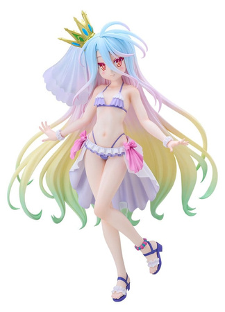 [PRZEDSPRZEDAŻ] No Game No Life Tenitol Tall PVC Figure Shiro swimwear dress Ver. 29 cm