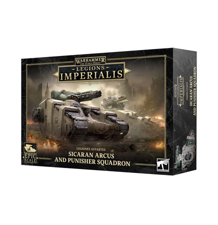 Warhammer Legions Imperialis: Legiones Astartes Sicaran Arcus and Punisher Squadron