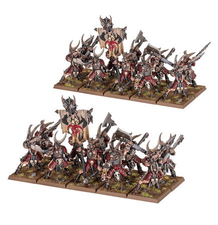 The Old World Beastmen Brayherds: Bestigor Herd